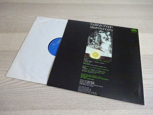 CHOPIN, KLAVÍRNÍ KONCERTY, 2 X LP