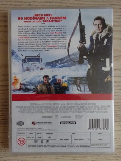 MRAZIVÁ POMSTA, LIAM NEESON, DVD FILM