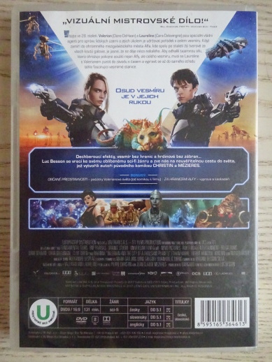 VALERIAN, DVD FILM