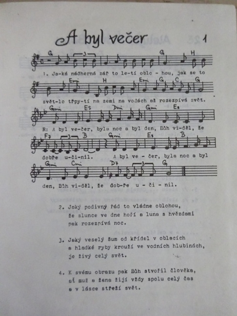 CANTATE, RYTMICKÉ PÍSNĚ, ZPĚVNÍK, NOTY, AKORDY, HUDBA, **an