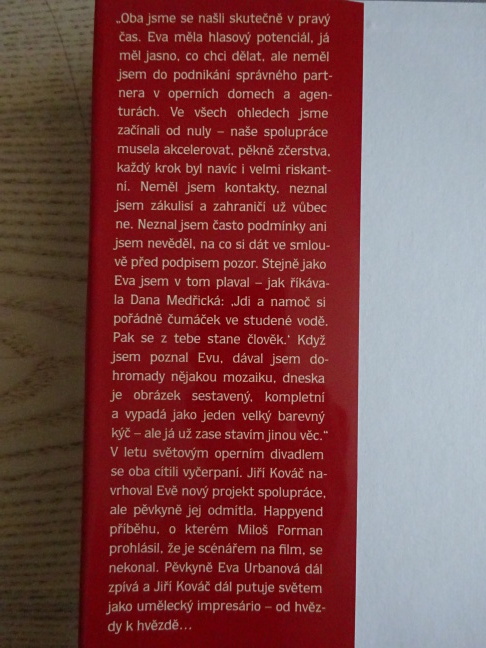 JAK SE "DĚLÁ" PRIMADONA, VZPOMÍNKY IMPRESÁRIA EVY URBANOVÉ, JIŘÍ KOVÁČ, MICHAELA ZINDELOVÁ, **an