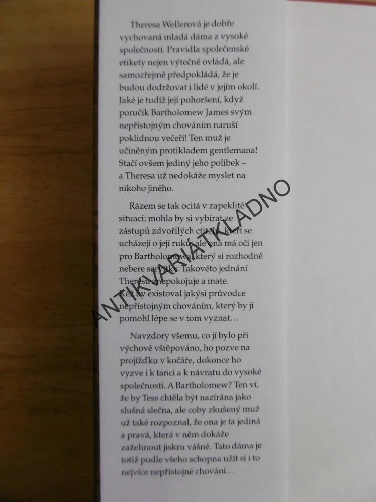 PRŮVODCE DÁMY NEPŘÍSTOJNÝM CHOVÁNÍM, SUZANNE ENOCH, **an
