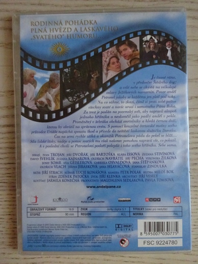 ANDĚL PÁNĚ, DVD FILM 