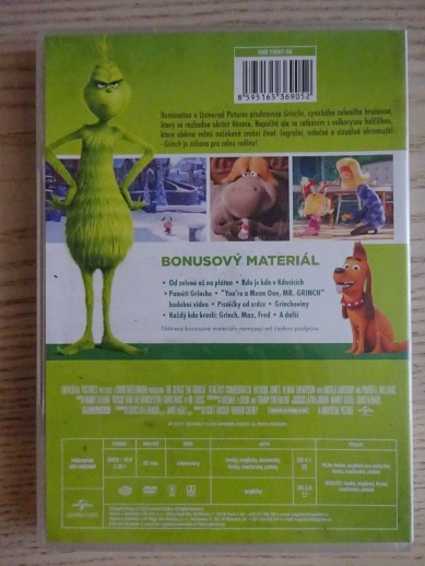 GRINCH, DVD FILM POHÁDKA