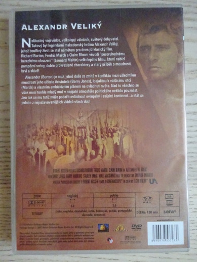 ALEXANDR VELIKÝ, DVD FILM
