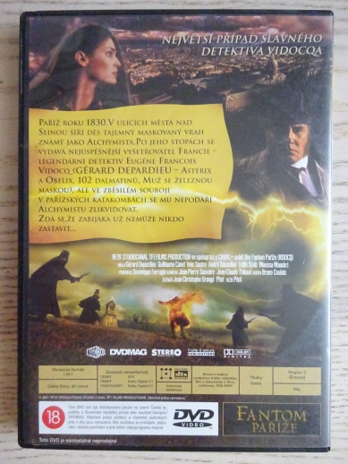 FANTOM PAŘÍŽE, DVD FILM