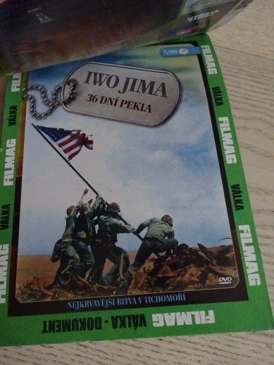 IWO JIMA, 36 DNÍ PEKLA 1-3, DVD FILM DOKUMENT VÁLKA