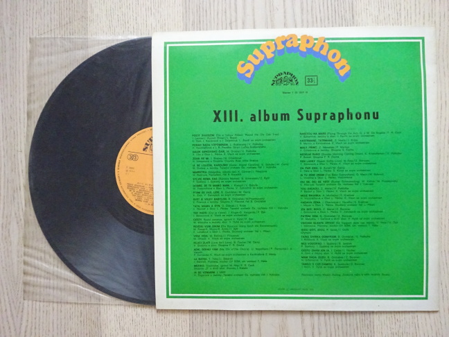 XIII. ALBUM SUPRAPHONU, GOTT, ZAGOROVÁ, MATUŠKA A DALŠÍ, GRAMODESKA