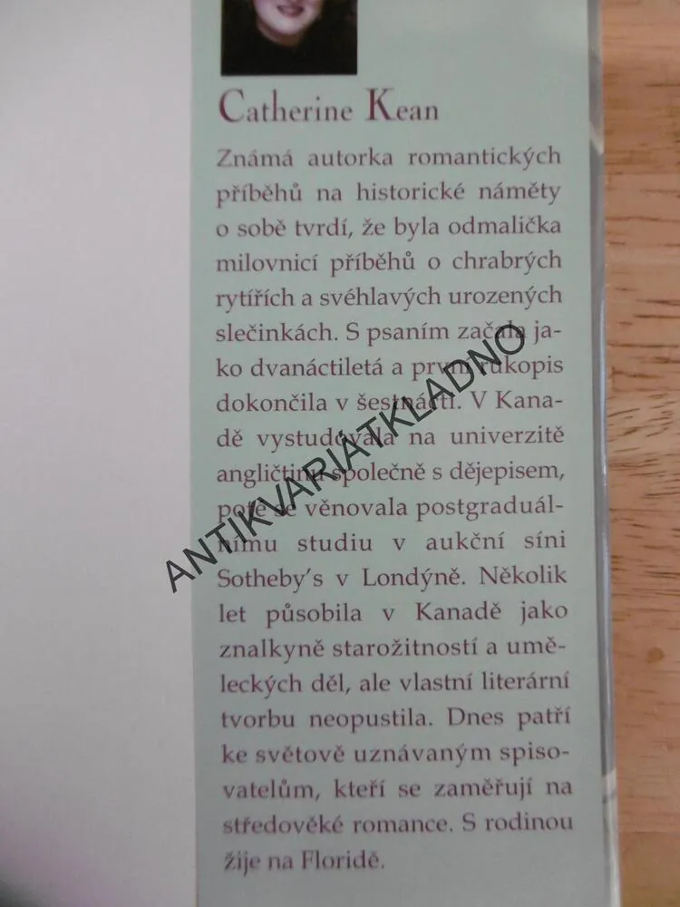 RYTÍŘSKÁ ČEST, CATHERINE KEAN