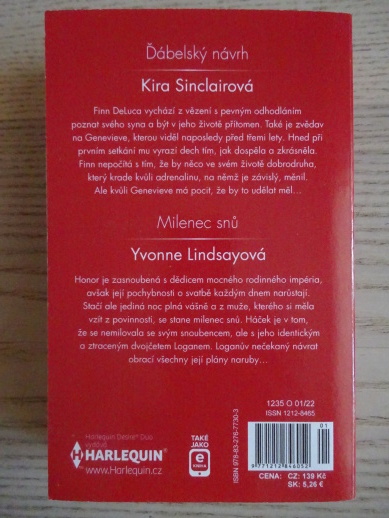 ĎÁBELSKÝ NÁVRH, KIRA SINCLAIROVÁ, MILENEC SNŮ, YVONNE LINDSAYOVÁ, **an