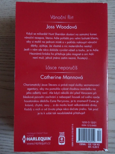 VÁNOČNÍ FLIRT, JOSS WOODOVÁ, LÁSCE NEPORUČÍŠ, CATHERINE MANNOVÁ, **an