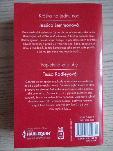 KRÁSKA NA JEDNU NOC, JESSICA LEMMONOVÁ, POPLETENÉ ZÁSNUBY, TESSA RADLEYOVÁ, **an