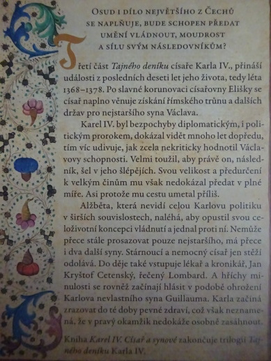 KAREL IV., JOSEF BERNARD PROKOP, CÍSAŘ A SYNOVÉ, **an