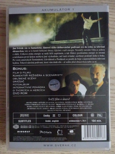 AKUMULÁTOR 1, DVD FILM ČR
