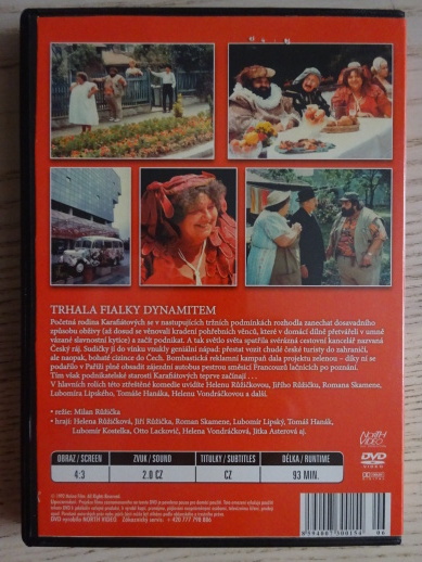 TRHALA FIALKY DYNAMITEM, DVD FILM ČR