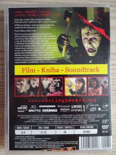 CHOKING HAZARD, DVD FILM ČR