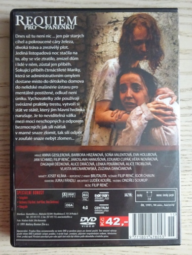 REQUIEM PRO PANENKU, DVD FILM