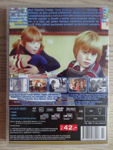 BOTA JMÉNEM MELICHAR, DVD FILM  ČR