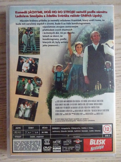 JÁCHYME, HOĎ HO DO STROJE! DVD FILM  ČR