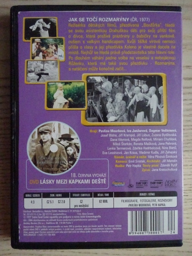 JAK SE TOČÍ ROZMARÝNY, DVD FILM 