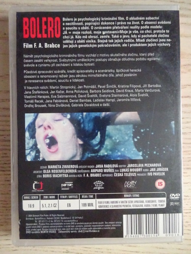 BOLERO, DVD FILM  ČR