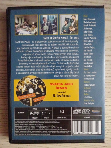 SMRT KRÁSNÝCH SRNCŮ, DVD FILM
