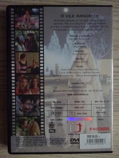 O VÍLE ARNOŠTCE, DVD FILM 