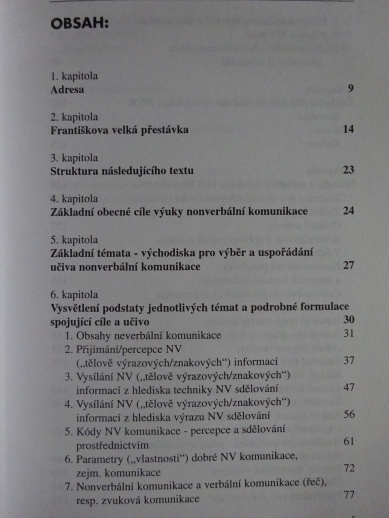 MANUÁL K TRÉNINKU ŘEČI LIDSKÉHO TĚLA, JOSEF VALENTA, **an