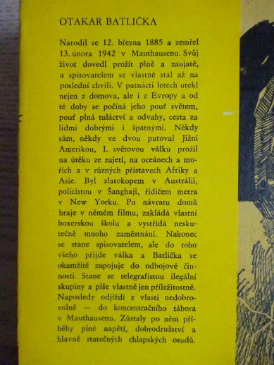 TANEC NA STOŽÁRU, OTAKAR BATLIČKA, **an