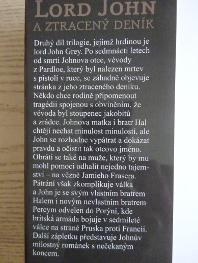 LORD JOHN A ZTRACENÝ DENÍK, DIANA GABALDON, **an