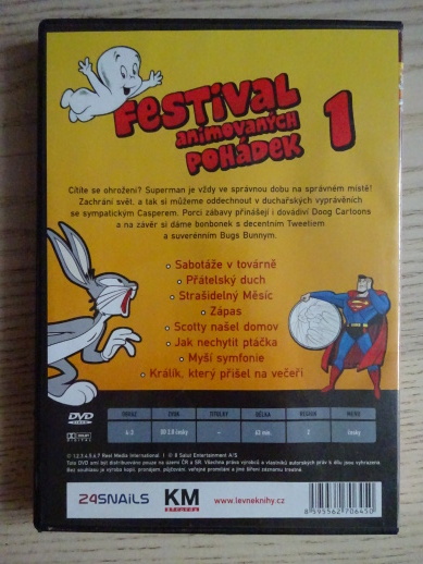 FESTIVAL ANIMOVANÝCH POHÁDEK 1, DVD FILM 