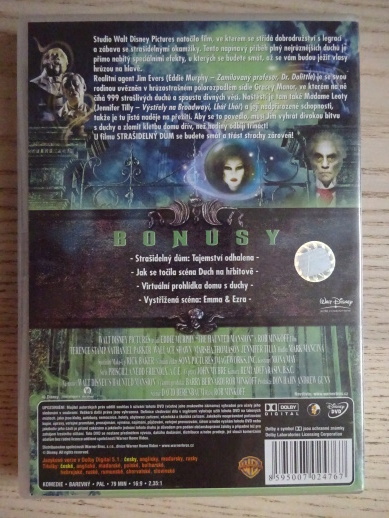 STRAŠIDELNÝ DŮM, DVD FILM