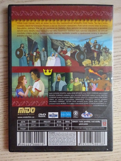 KRÁL DAVID, PŘEMOŽITEL GOLIÁŠE A OTEC ŠALAMOUNA, DVD FILM
