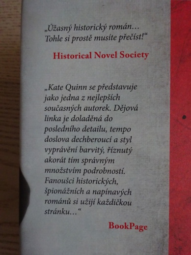 ALICINA SÍŤ, KATE QUINN, **an