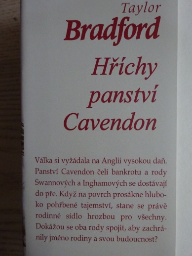 HŘÍCHY PANSTVÍ CAVENDON, BARBARA TAYLOR BRADFORDOVÁ, **an