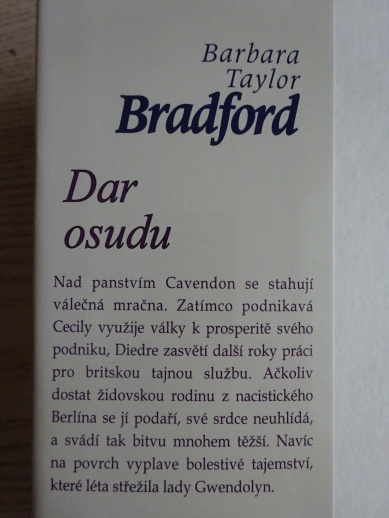 DAR OSUDU, BARBARA TAYLOR BRADFORDOVÁ, **an