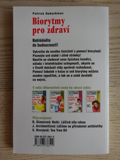BIORYTMY PRO ZDRAVÍ, PATRICK DEBARBIEUX, **an