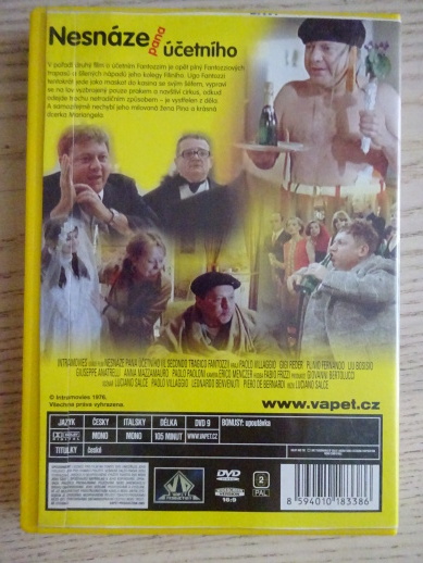 NESNÁZE PANA ÚČETNÍHO, PAOLO VILLAGGIO, DVD FILM