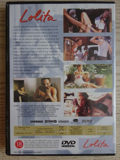 LOLITA, DVD FILM