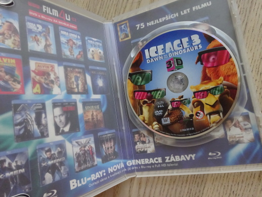 DOBA LEDOVÁ 3, ÚSVIT DINOSAURŮ, DVD FILM POHÁDKA