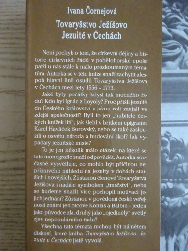 TOVARYŠSTVO JEŽÍŠOVO, JEZUITÉ V ČECHÁCH, IVANA ČORNEJOVÁ, **an