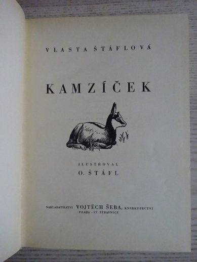 KAMZÍČEK, V. ŠTÁFLOVÁ, **an