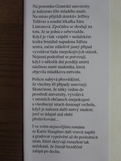 MRAZIVÝ STRACH, KARIN SLAUGHTER, **an