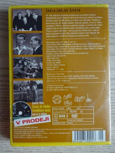ŠKOLA ZÁKLAD ŽIVOTA, DVD FILM ČR