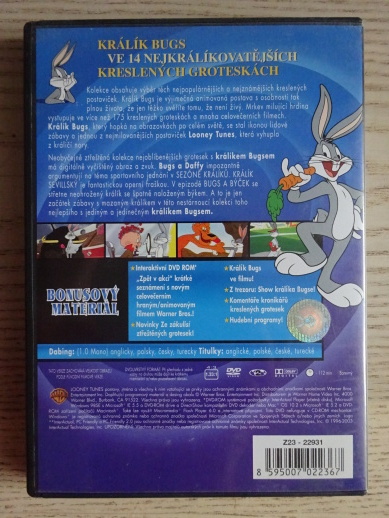 LOONEY TUNES, TO NEJLEPŠÍ Z KRÁLÍKA BUGSE, DVD FILM