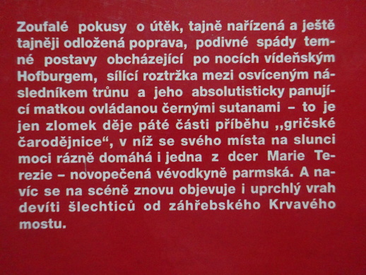 GRIČSKÁ ČARODĚJNICE 5., DCERA MARIE TEREZIE, MARIJA JURIĆOVÁ-ZAGORKA, **an