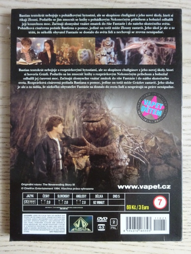 NEKONEČNÝ PŘÍBĚH,3., DVD FILM
