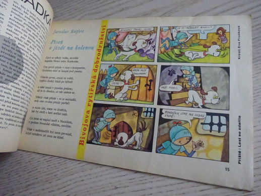 OHNÍČEK 3/1971, KOMIKS, NEPRAKTA, SEKORA, BURIAN