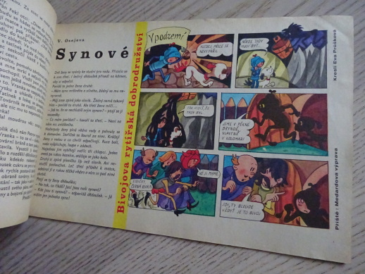 OHNÍČEK 5/1971, KOMIKS, NEPRAKTA, SEKORA, BURIAN