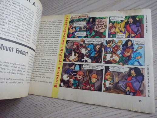 OHNÍČEK 6/1971, KOMIKS, NEPRAKTA, SEKORA, BURIAN